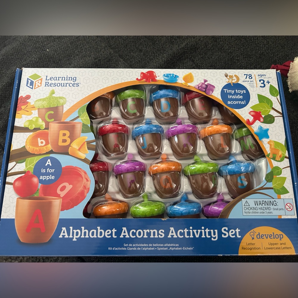 Learning Resources Alphabet Acorns Activity Set - Multicolor